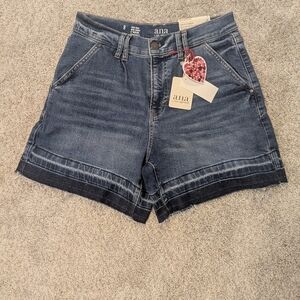 a.n.a Women's Denim Shorts - Dark Blue